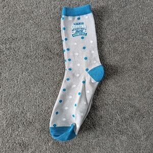 NEW Women's Polka Dot Socks Blue Gray
